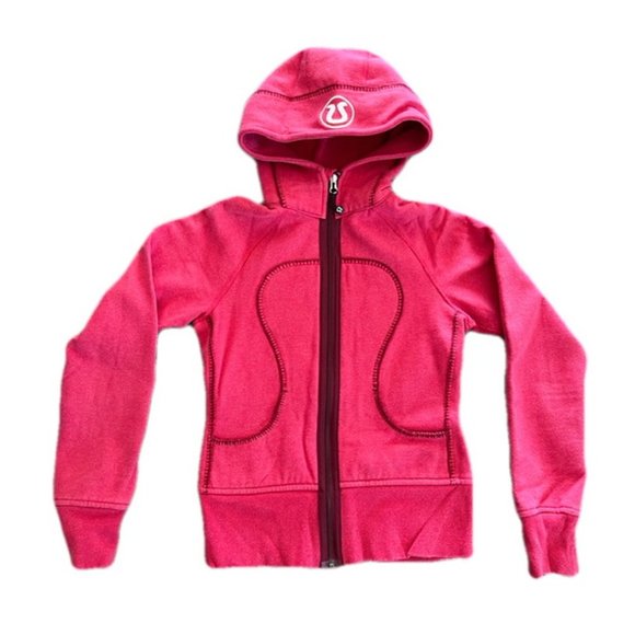 lululemon athletica Tops - Lululemon Scuba Hoodie, Coral, Size 2